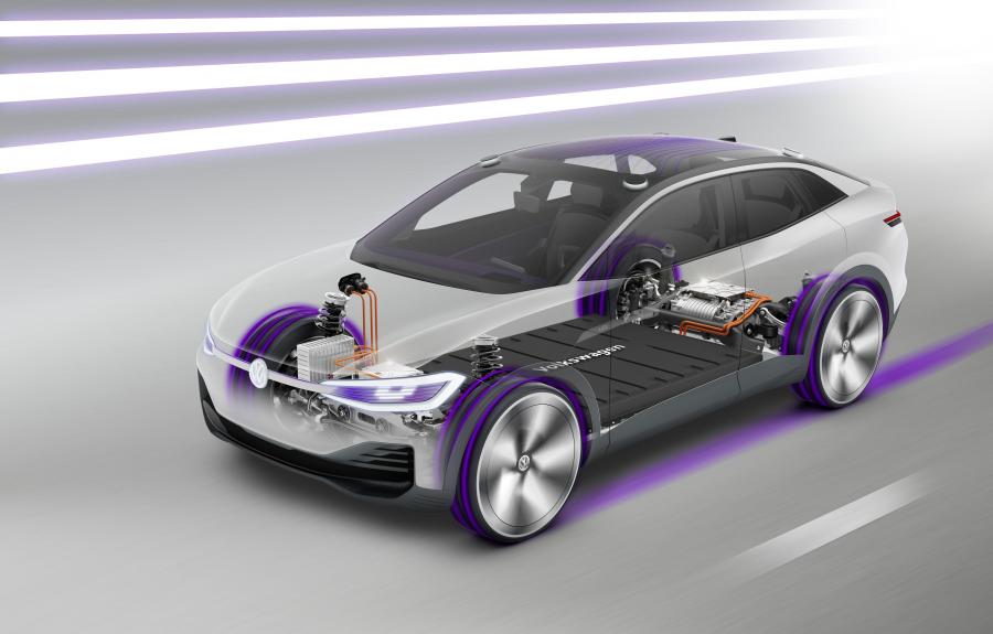 Схема Volkswagen I.D. Showcar Crozz 2017 года  (фото 32 из 55)